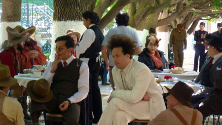 Scen ur kommande filmen ”Eisenstein in Guanajuato” med Elmer Bäck. Foto: Karin S. de Boer.