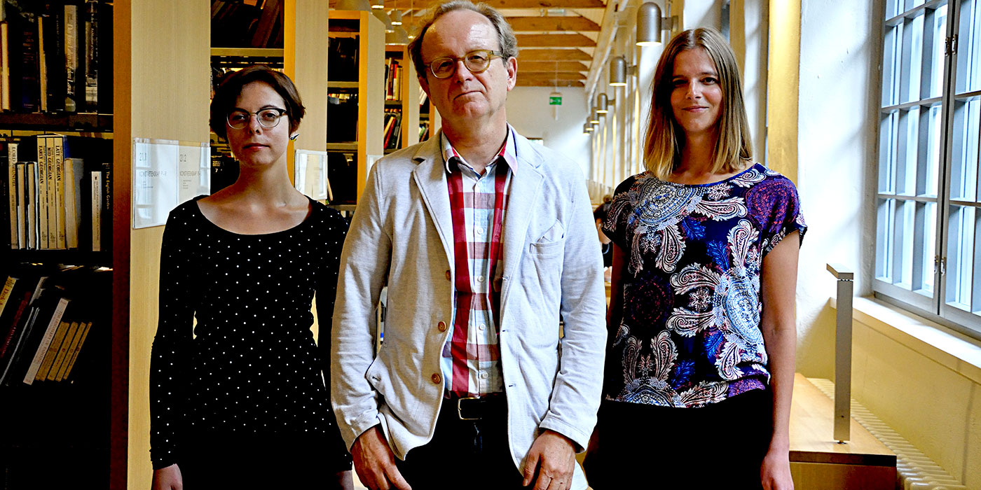 Pictured, from left, are Karolina Lukasik, Matti Laine and Anna Soveri. Photo: Nicklas Hägen